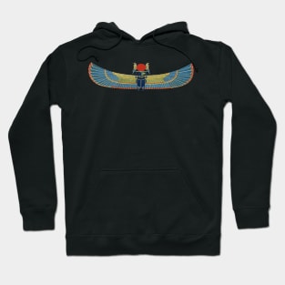 Winged scarab Egyptian god Khnum Hoodie